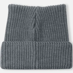 Kuulee Stickad Mössa Grå Melange