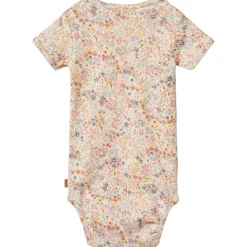 Linette Kortärmad Baby Body Bright Flowers