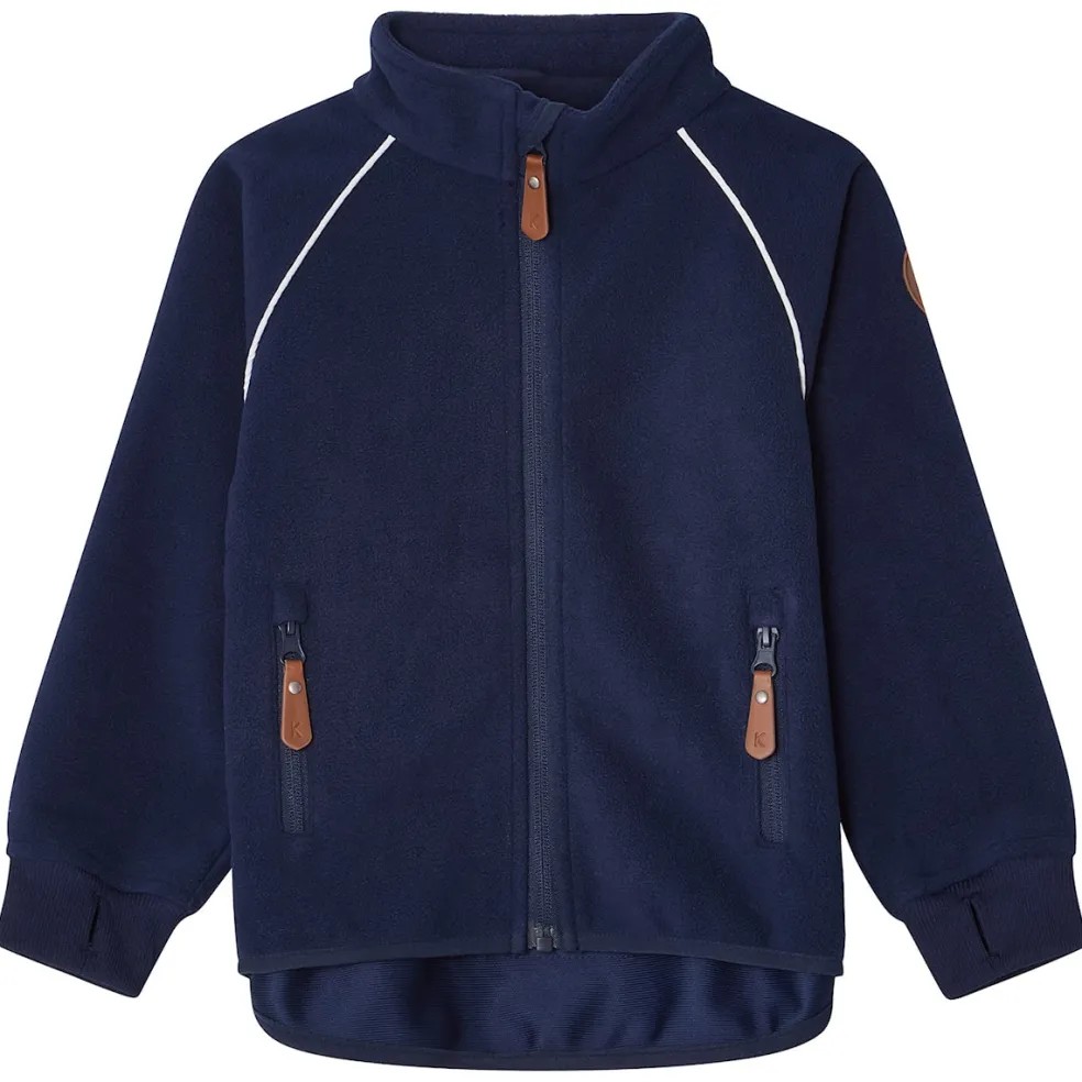 Livigno Vindfleecejacka Navy