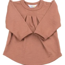 Långärmad blus i Brown