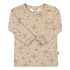 Långärmad Blus I Ull Beige