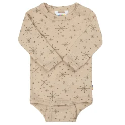 Långärmad Body I Ull Beige