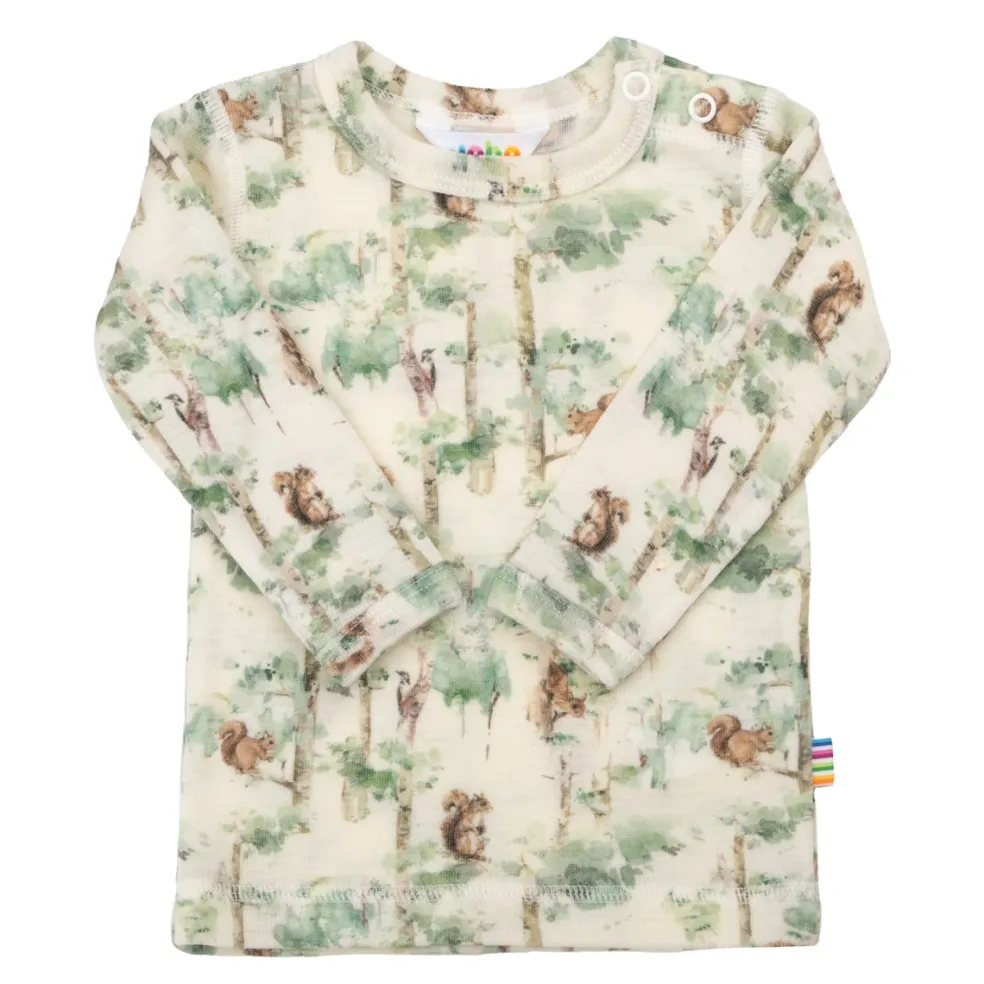 Långärmad Topp I Ull Off White