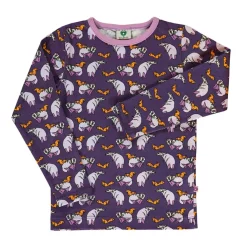 Long-sleeved top with badger and squirrel Loganberry