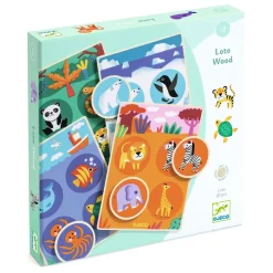 Loto Wood Memory-spel Multi