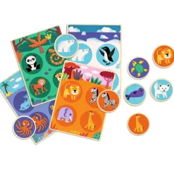 Loto Wood Memory-spel Multi