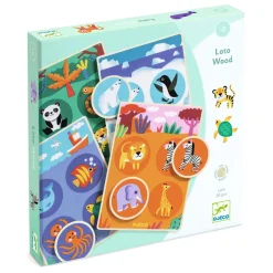 Loto Wood Memory-spel Multi