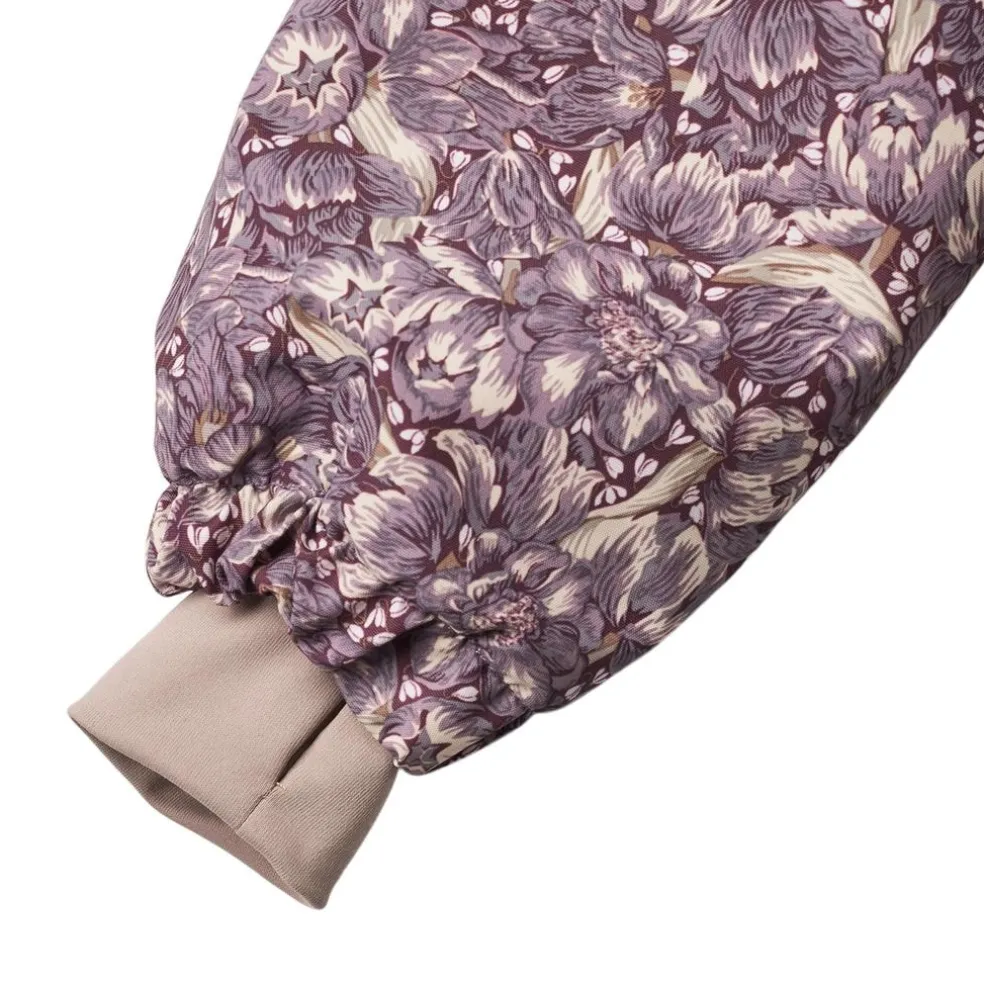 Mathilde Tech Blommig Jacka Purple Tulips