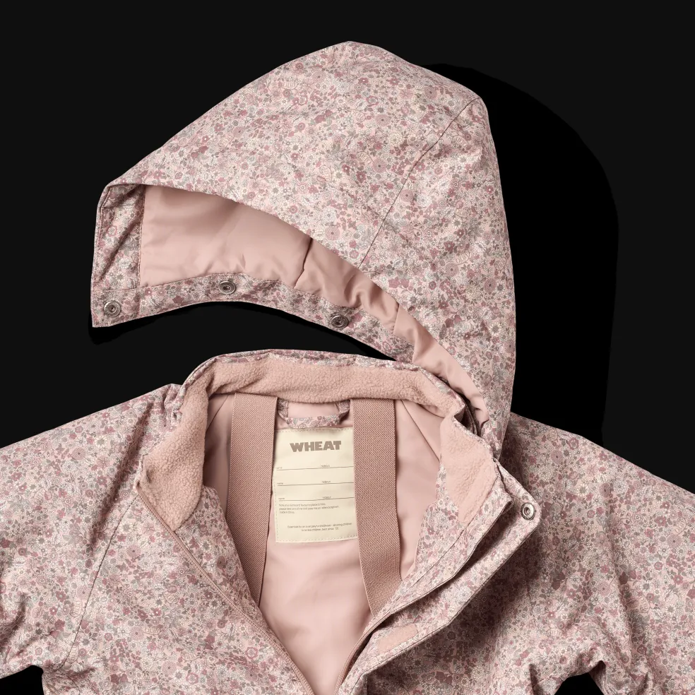 Miko Vinteroverall Rose Dust Flowers