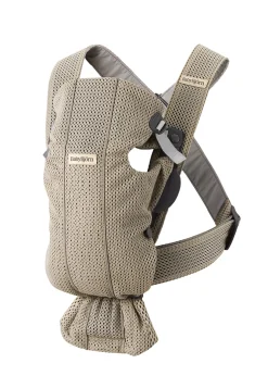 Mini 3D Mesh Bärsele Grey Beige