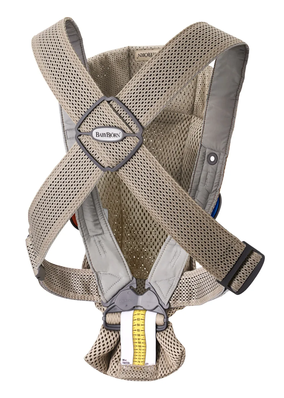 Mini 3D Mesh Bärsele Grey Beige