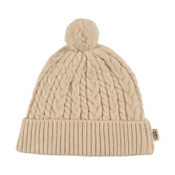 Mini Kabelstickad Mössa Off White