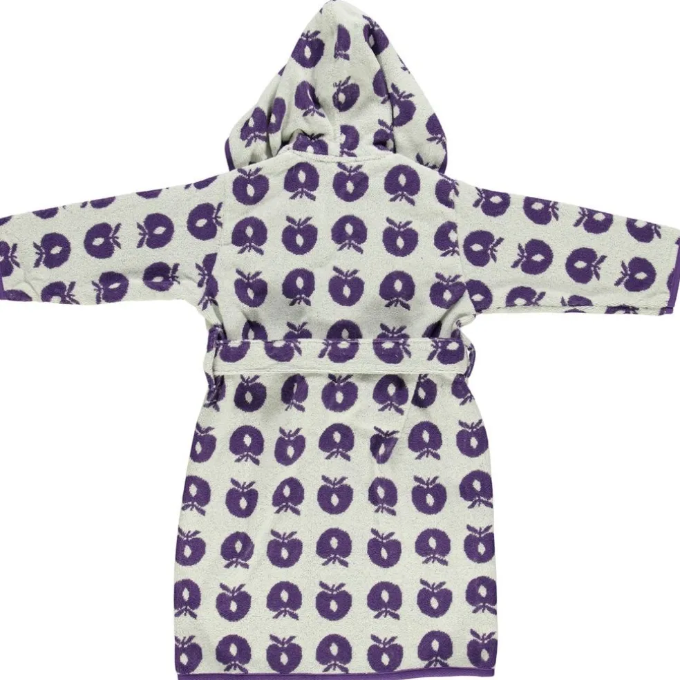 Mönstrad Badrock Med Äpplen Purple Heart