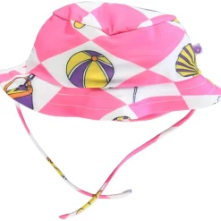 Mönstrad Solhatt Rosa