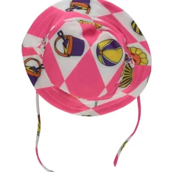Mönstrad Solhatt Rosa