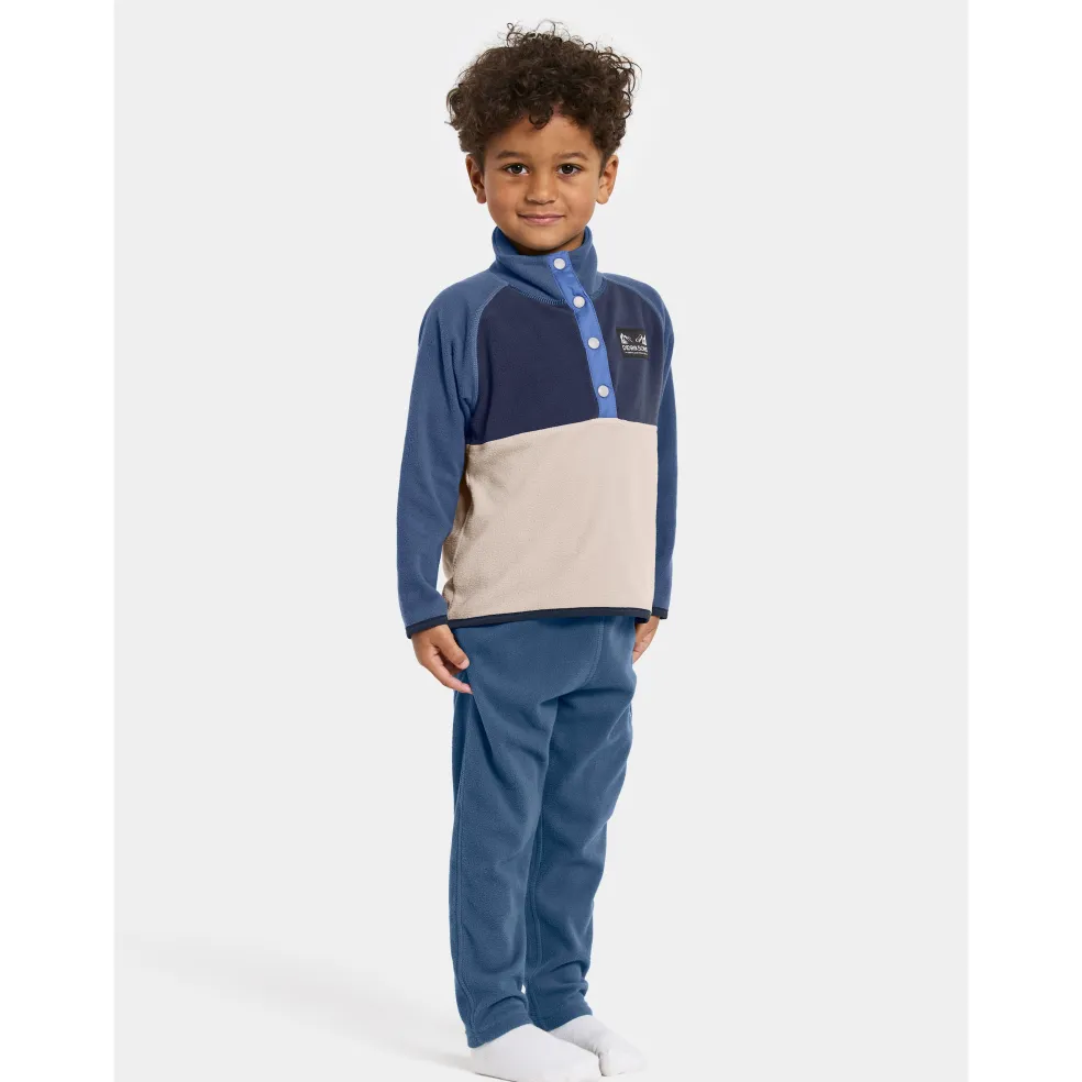 Monte Kids 4 Halvknapp Jumper Beach Beige