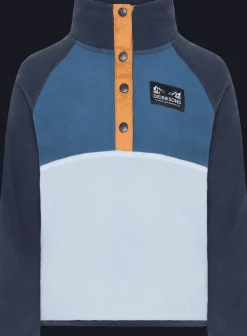 Monte Kids 4 Halvknapp Jumper Cloud Blue