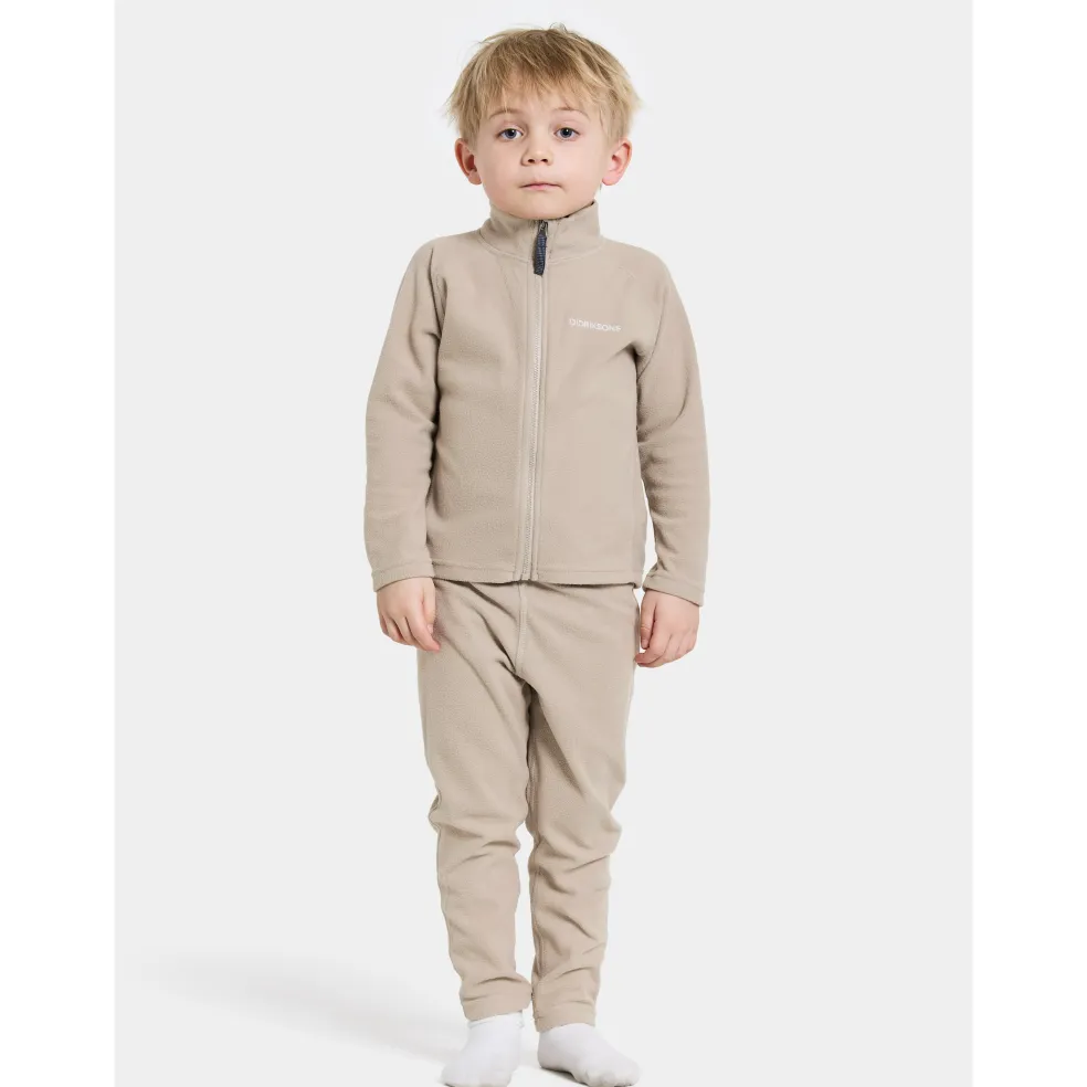 Monte Kids 10 Jumper Med Hel Dragkedja Beach Beige