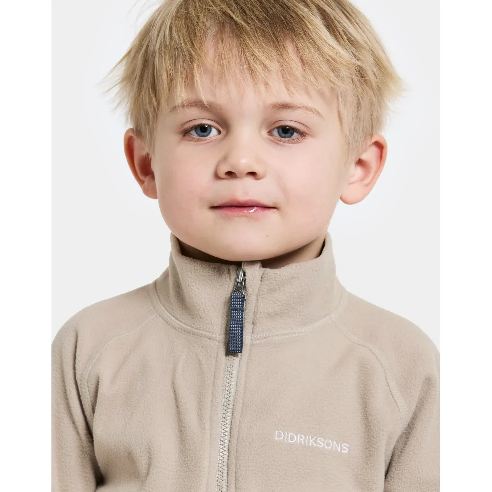 Monte Kids 10 Jumper Med Hel Dragkedja Beach Beige