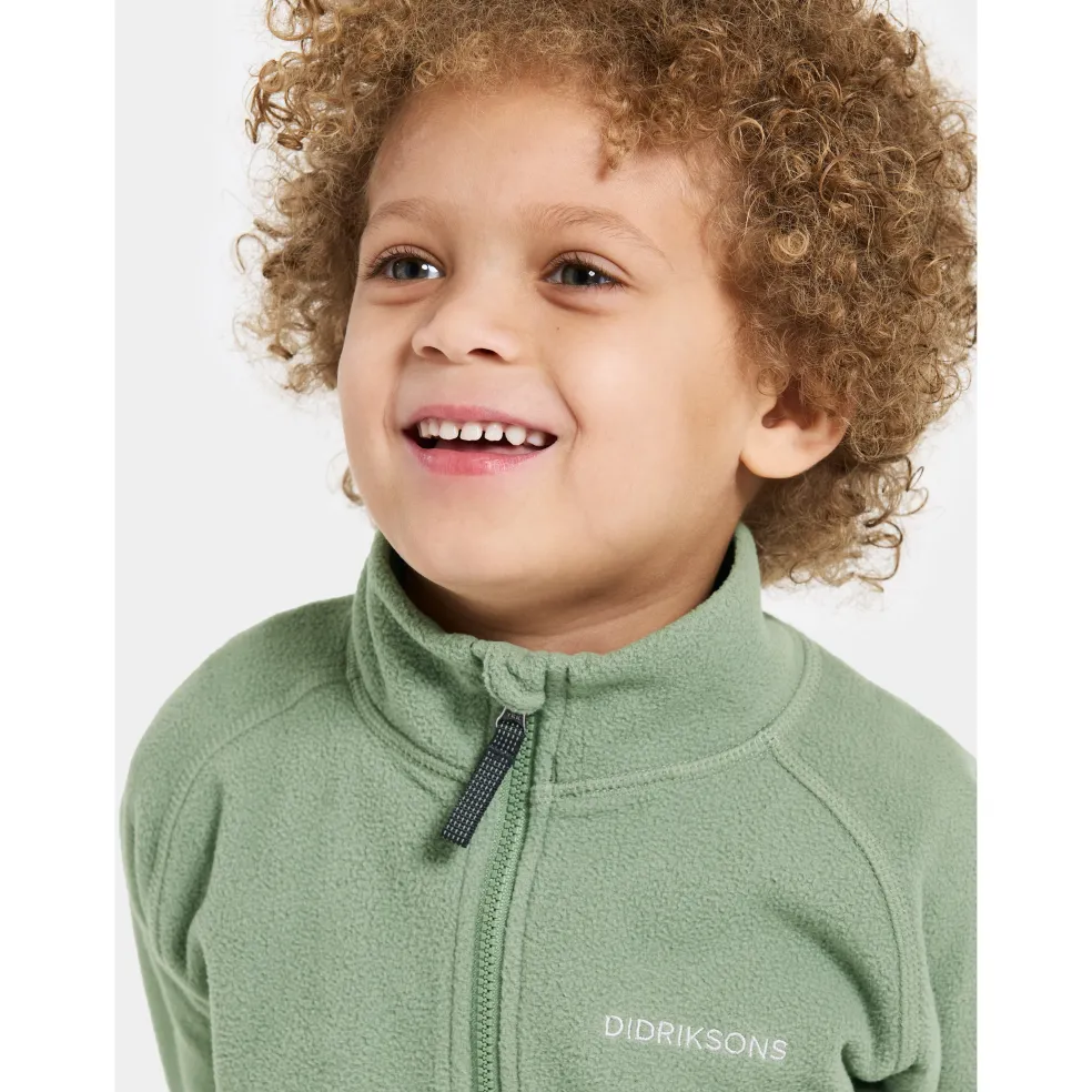 Monte Kids 10 Jumper Med Hel Dragkedja Light Moss