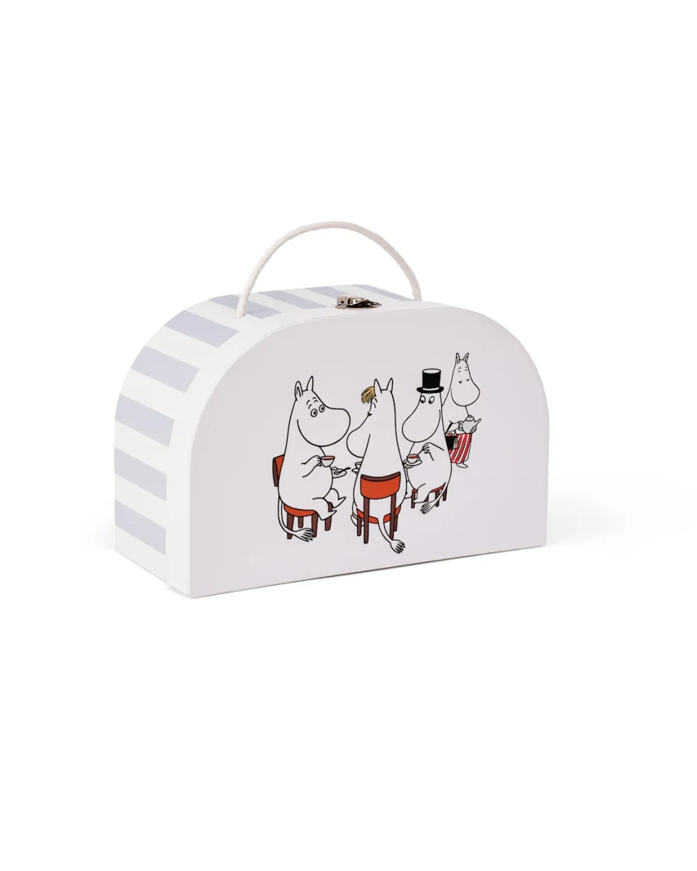 Moomin Resväska Light Blue White