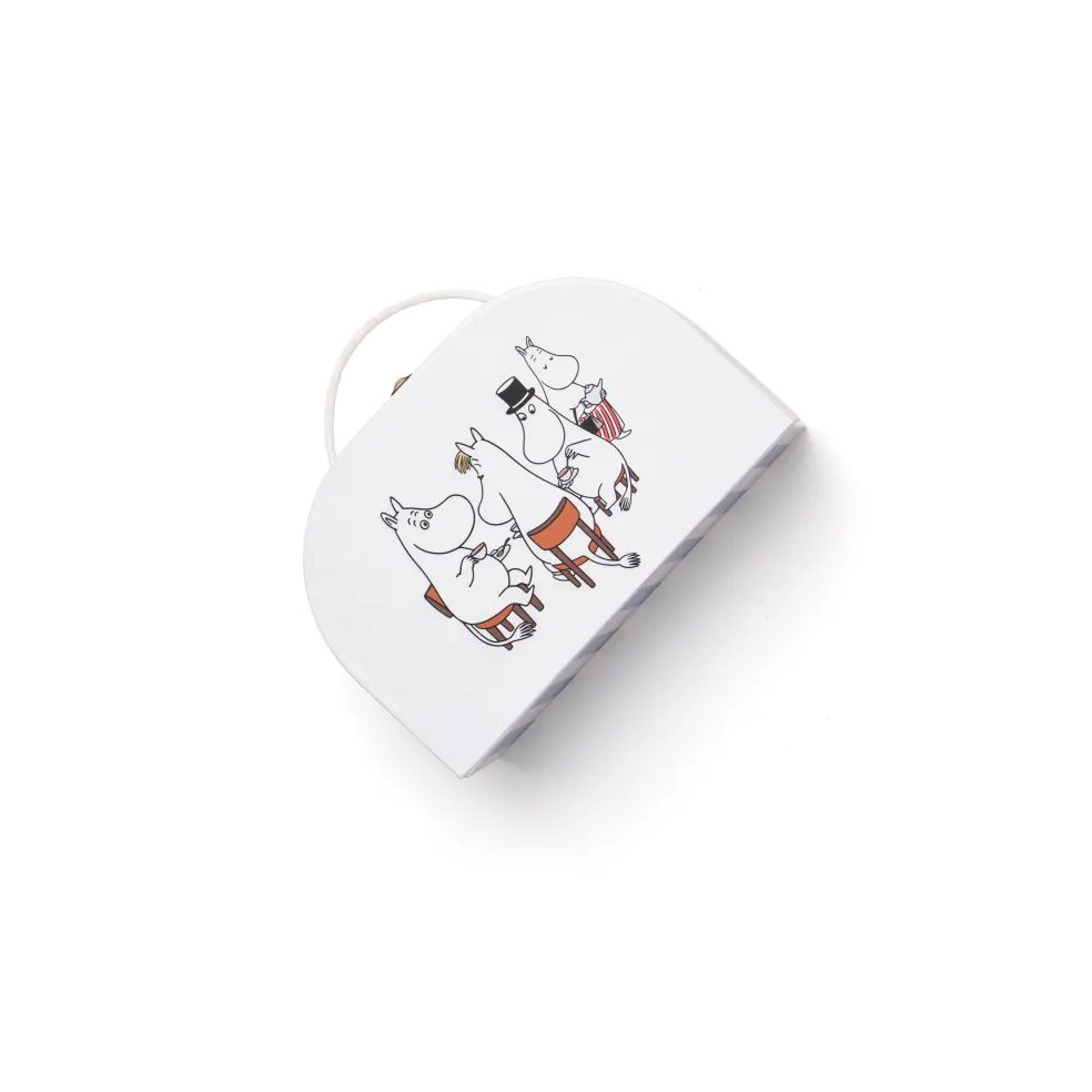 Moomin Resväska Light Blue White