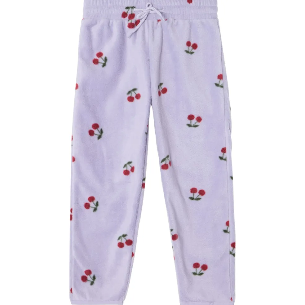 Northpole Fleecebyxor Violet Cherry