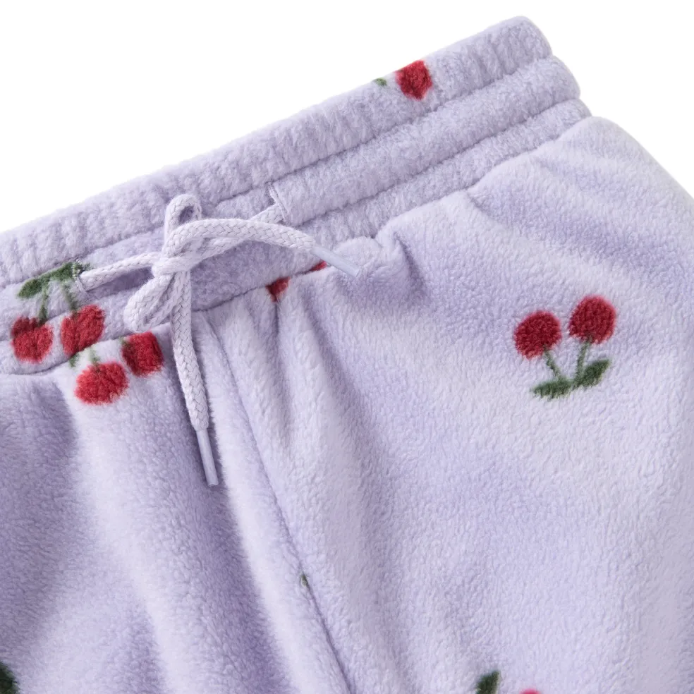 Northpole Fleecebyxor Violet Cherry