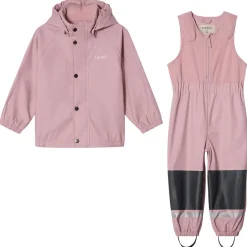 Ottawa Fodrat Regnställ Dusty Pink