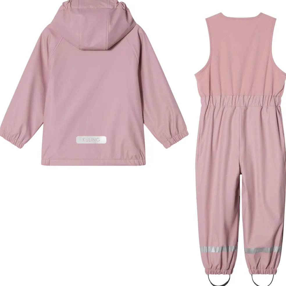 Ottawa Fodrat Regnställ Dusty Pink