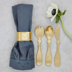 2-Pack EAT Baby Servetter Tender Blue/Juniper