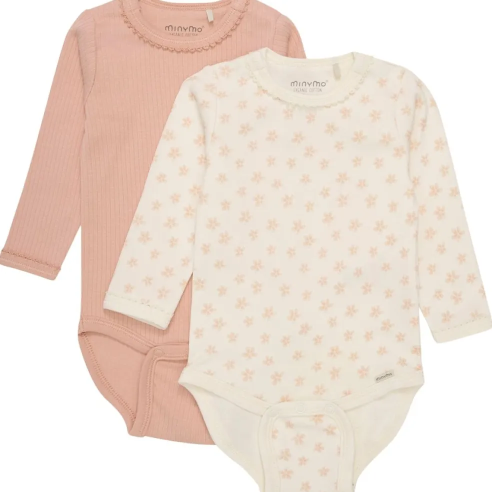 2-Pack GOTS Baby Bodies Peach Beige
