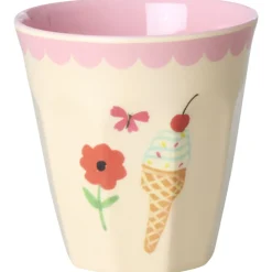 6-Pack Small Bägare I Melamin Pink Fun Fair
