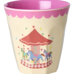 6-Pack Small Bägare I Melamin Pink Fun Fair