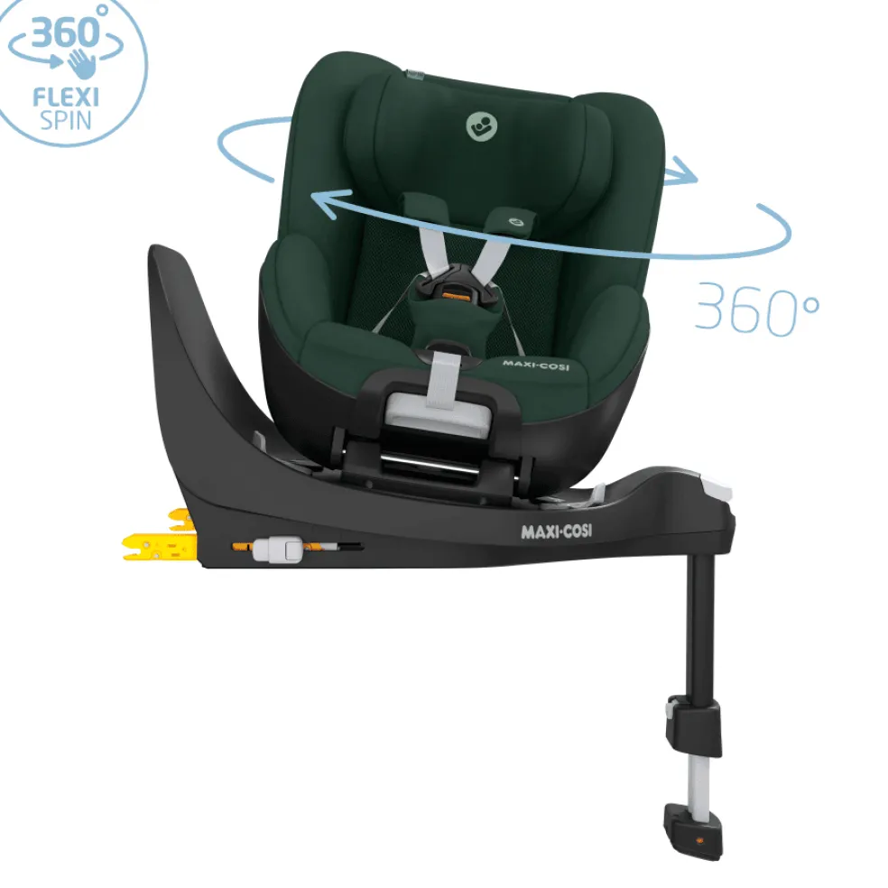 Pearl 360 4 M - 4 Y/ 0 - 17,4 Kg Bilbarnstol Autentic Green
