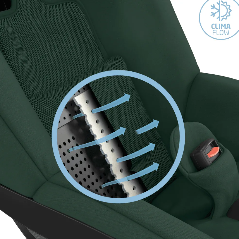 Pearl 360 4 M - 4 Y/ 0 - 17,4 Kg Bilbarnstol Autentic Green