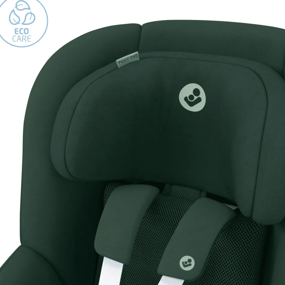 Pearl 360 4 M - 4 Y/ 0 - 17,4 Kg Bilbarnstol Autentic Green