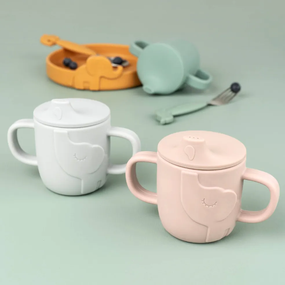 Peekaboo Spout Cup Elphee Blue