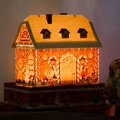Pepparkakshus Nattutgåva 3D Pussel Multicolor
