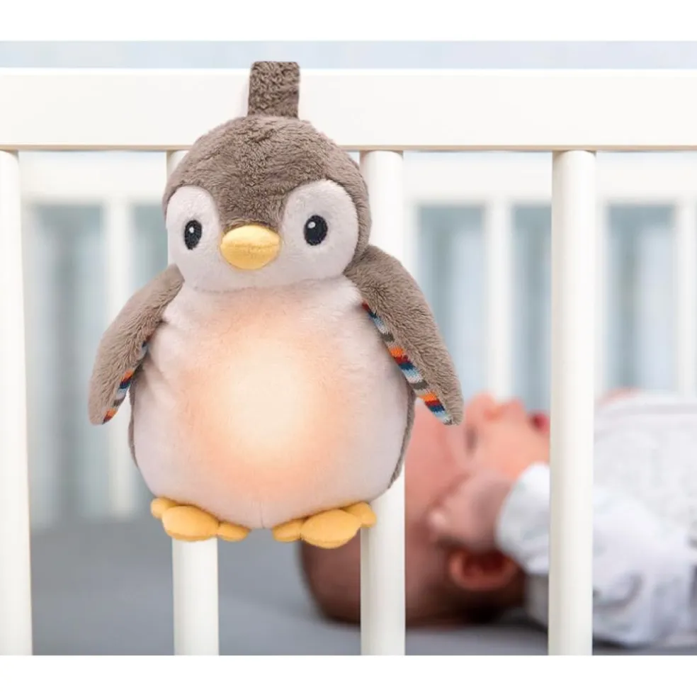Pheobe The Penguin Baby Sleep Shusher Med Ljus- Och Ljudinspelning