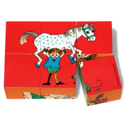 Pippi Pusselblock - 6 Delar