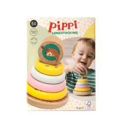 Pippi Stapelleksak Ringar