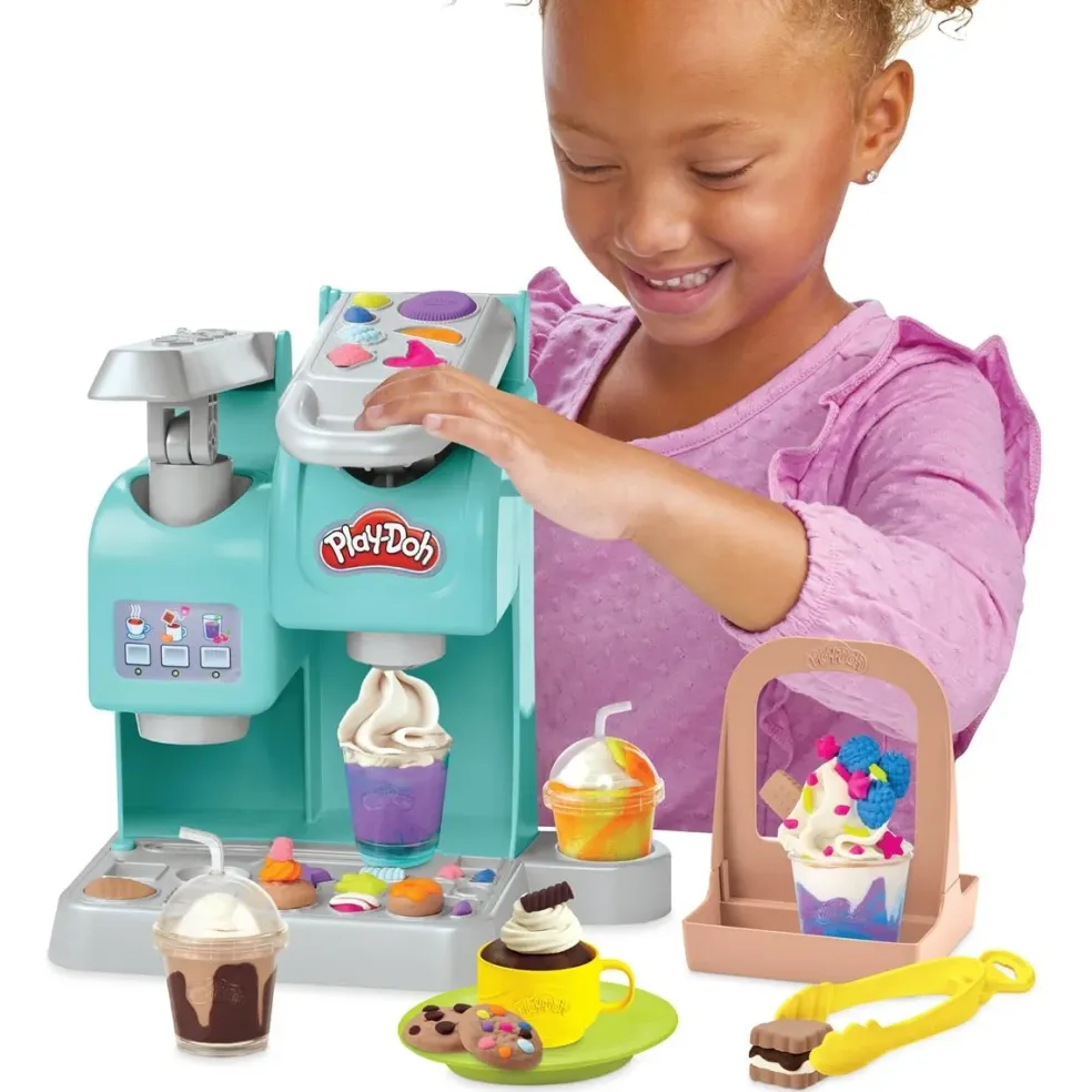 Play-Doh Kitchen Creations Färgglada Kökskreationer För Café-lekset