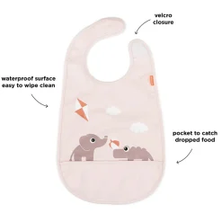 Playground Bib Med Kardborreband Powder