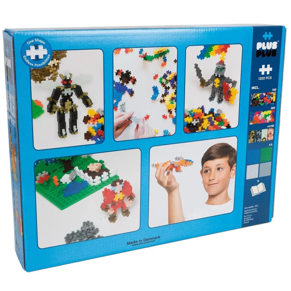 Plus-Plus® Basic Lär Dig Bygga Super Set 1200 Bitar