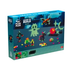Plus-Plus Learn To Build Glow-in-the-dark - 500 Stycken Mix