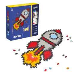 Plus-Plus Puzzle By Number Rymdraket - 500 Bitar Mix