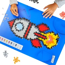 Plus-Plus Puzzle By Number Rymdraket - 500 Bitar Mix