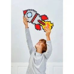 Plus-Plus Puzzle By Number Rymdraket - 500 Bitar Mix