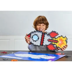 Plus-Plus Puzzle By Number Rymdraket - 500 Bitar Mix